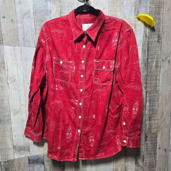 Ralph Lauren Other - Ralph Lauren Vintage USRL Marine Division Button Down Shirt 2x Red Maritime Boat